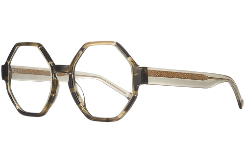 Grün gestreift