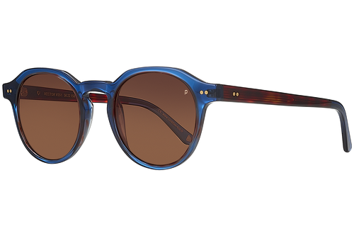 blau & gemustert