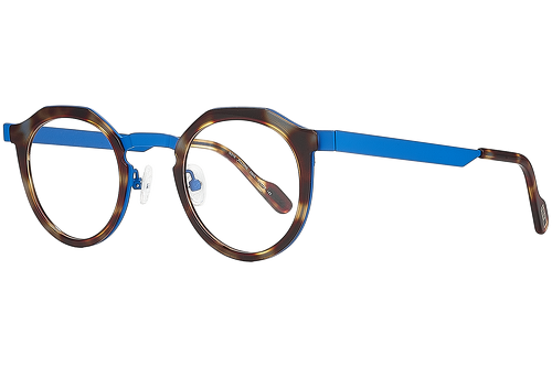 blau & gemustert