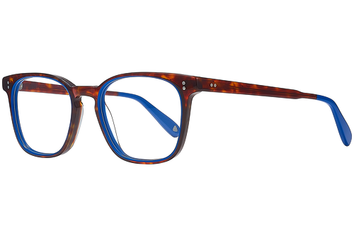 blau & gemustert