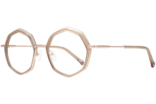 Nude Pink mit Glitzer