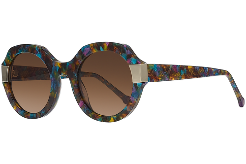 Gesprenkelt Blau & Grün & Violett