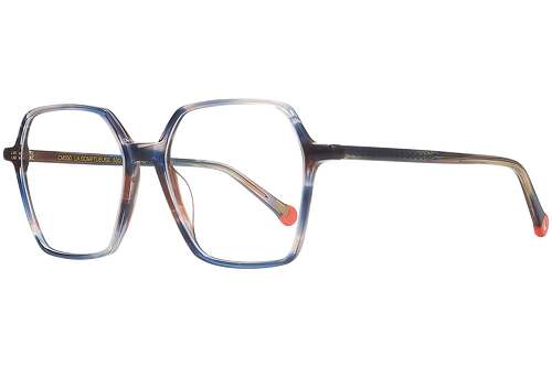 Braun & Blau Marmoriert