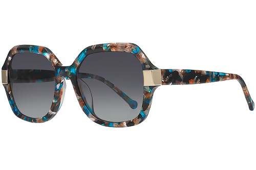 Gesprenkelt Blau & Braun