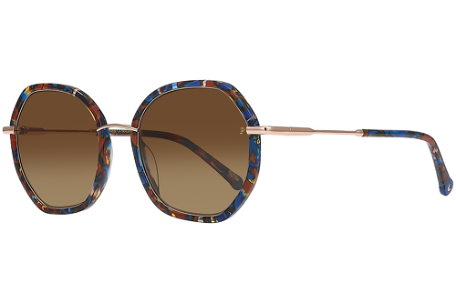 Marmoriert Braun & Blau