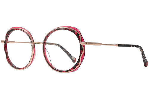 Gesprenkelt Rot & Schwarz