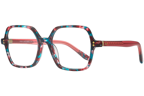 Moucheté Bleu & Rose