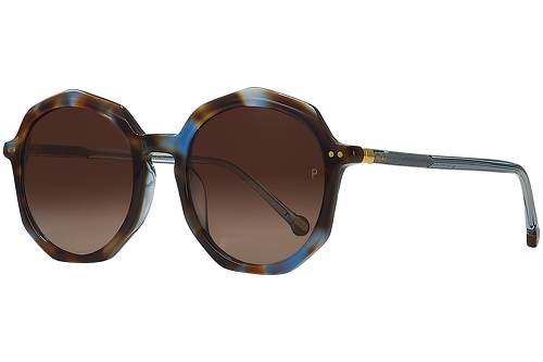 Marmoriert Braun & Blau