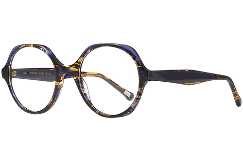 Marmoriert Braun & Blau