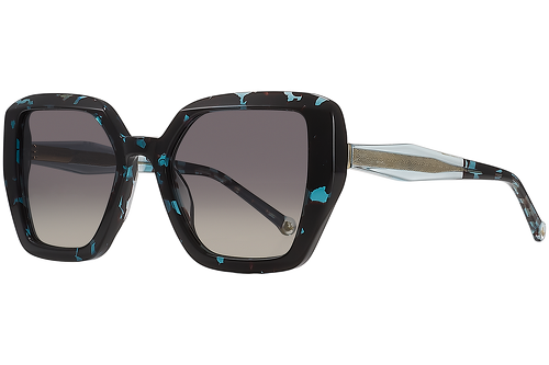 Schwarz gesprenkelt & Blau