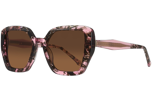 Marmoriert Rosa & Braun