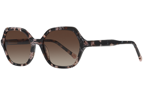 Gesprenkelt Rosa & Braun