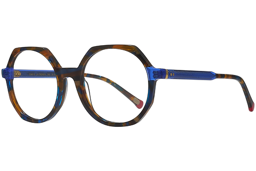 Marmoriert Braun & Blau