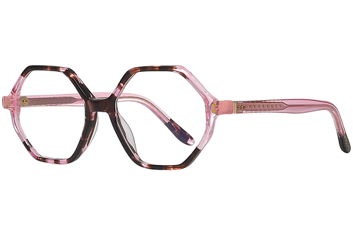 Gesprenkelt Rosa & Braun