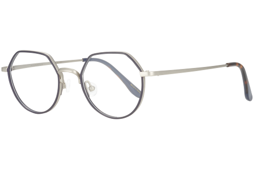 Silber & Marineblau